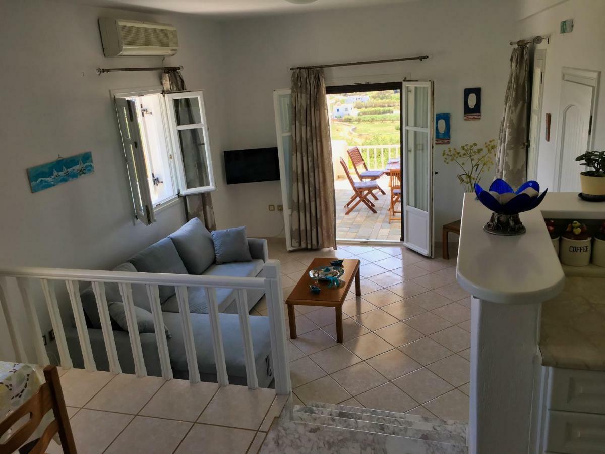 Anthoula'S Sea View Apartment Piso Livadi Exterior photo